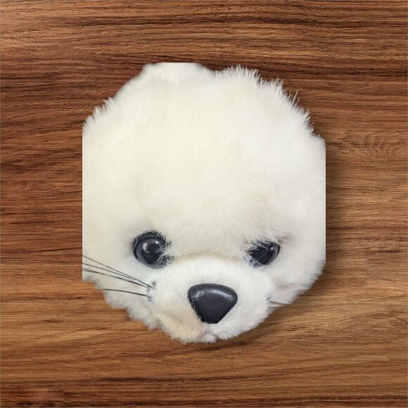 VINTAGE 1997 Morehead Collection SNOW FURRIES HARP SEAL White Stuffed Plush 12” - Picture 2 of 9